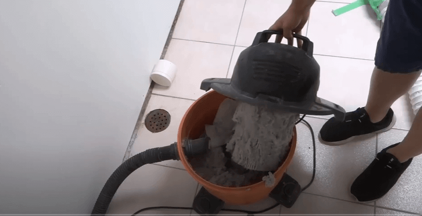 clogged dryer vent vacuum
