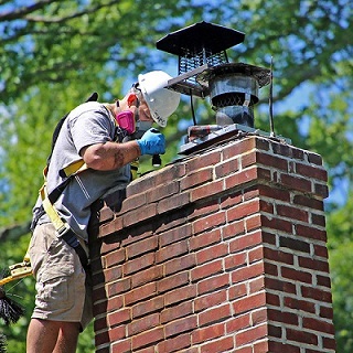 outside chimney inspection
